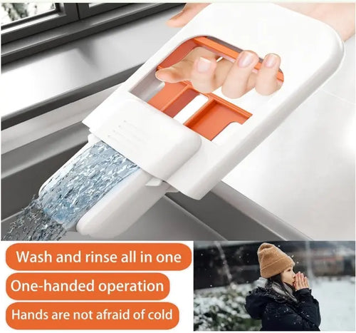 Mini MOP Foldable for Kitchen Self‑Squeeze Kitchen Cleaning Desktop Car Cleaning mop for Wet & Dry Use Portable Tool for Small Spaces, Kitchen,car...